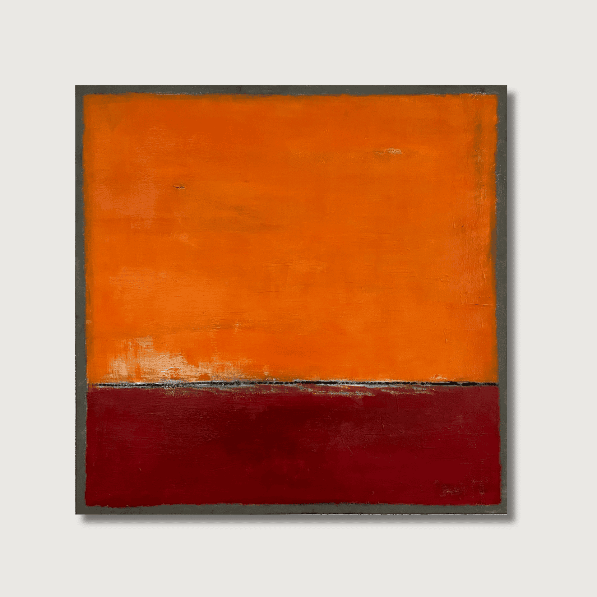 WERKE | Landschaft Abstrakt | Red Orange I