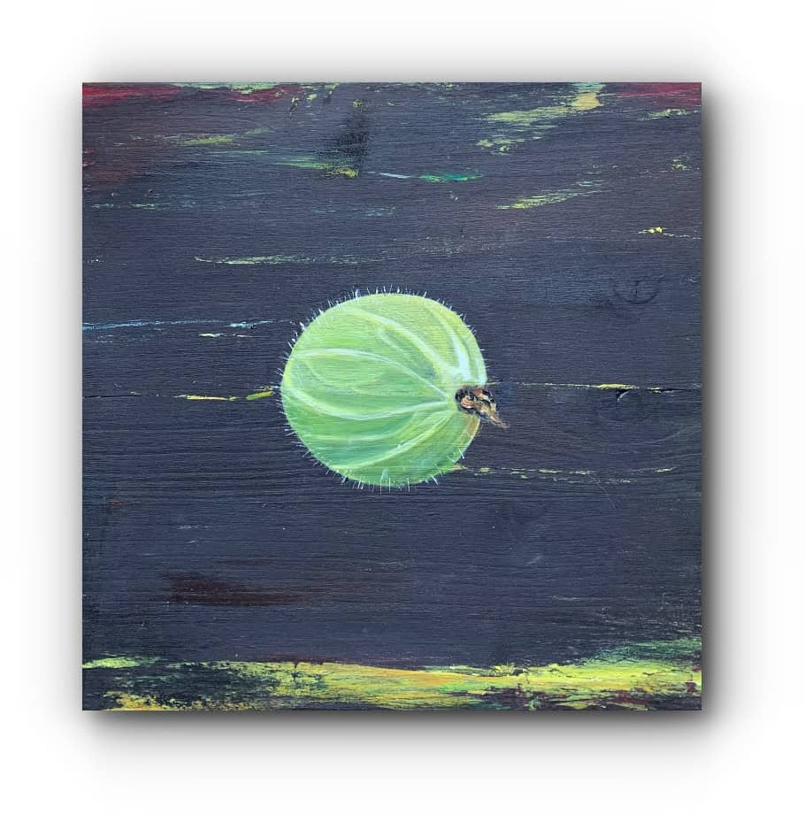 Schmetterlingsähnliche Kunststück auf dunklem Holz-Hintergrund.